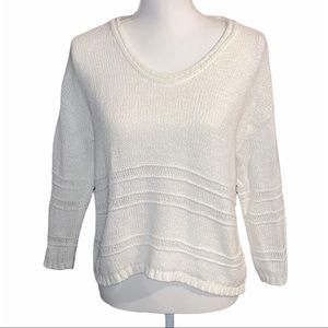 Gap Cream Vneck Knit Sweater| Gap Chunky Knit Sweater